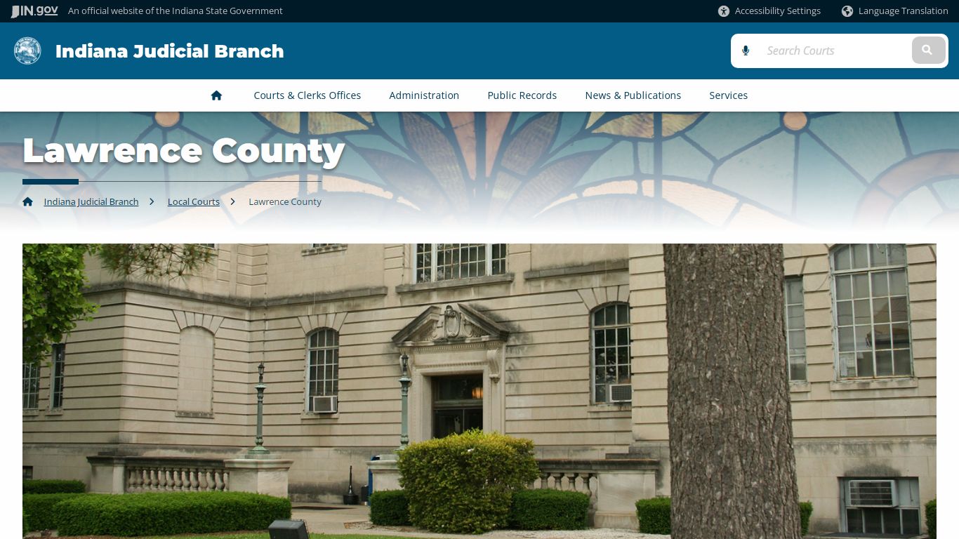 Lawrence County - Courts